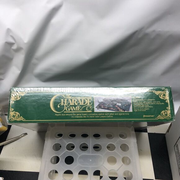 The Charade Board Game by Pressman Toy Corp. Vintage 1985 Family Party Hang Out - Picture 3 of 8